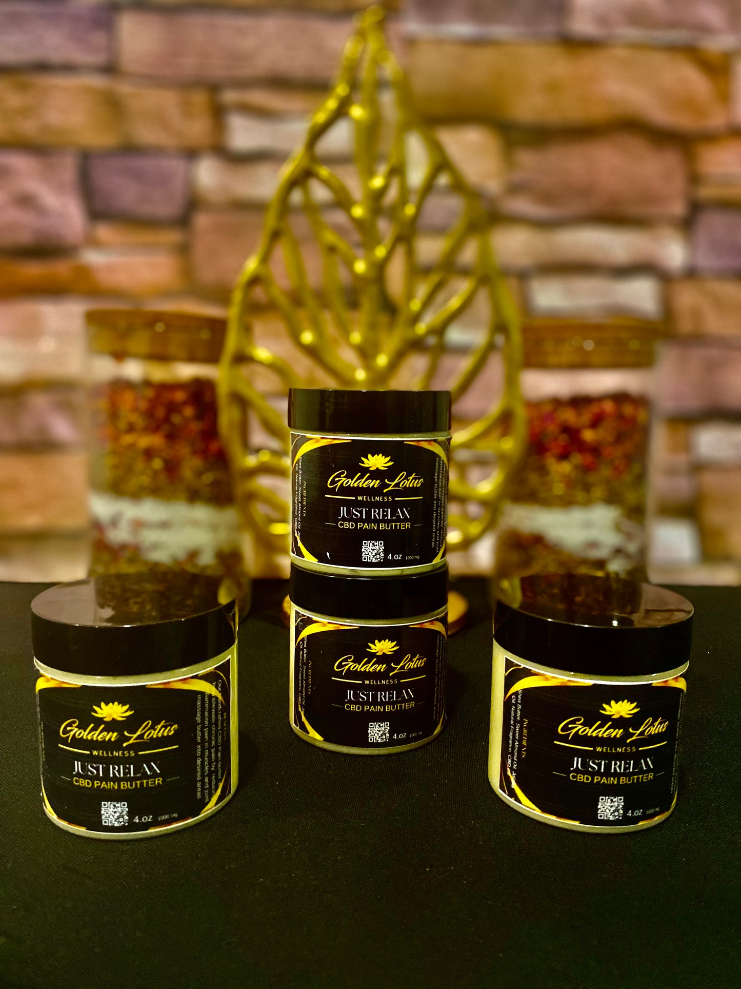 JUST RELAX CBD PAIN BUTTER 4oz